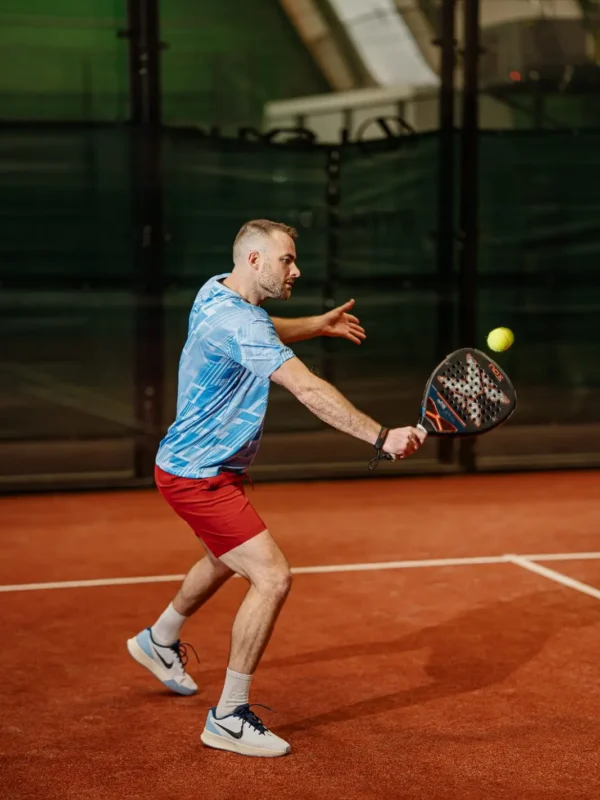 Sebastian Chyliński na korcie
