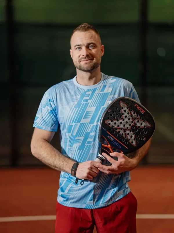Sebastian Chyliński na korcie